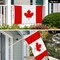G128 Combo Pack: 6 Ft Tangle Free Aluminum Spinning Flagpole (Silver) & Canada Canadian Flag 3x5 Ft, LiteWeave Pro Series Printed 150D Polyester, 4 Corner Brass Grommets | Pole with Flag Included